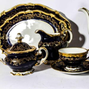 سرویس غذا خوری وایمار 105 پارچه (سرمه ای) Katharina Anna Amalia