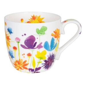 ماگ شکوفه های رنگی
