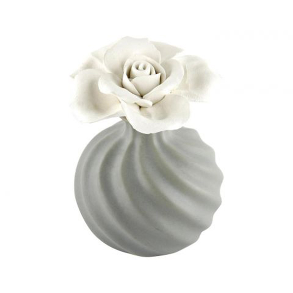 پخش کننده عطر با طرح رُز ( 18 سانت )- خاکستری